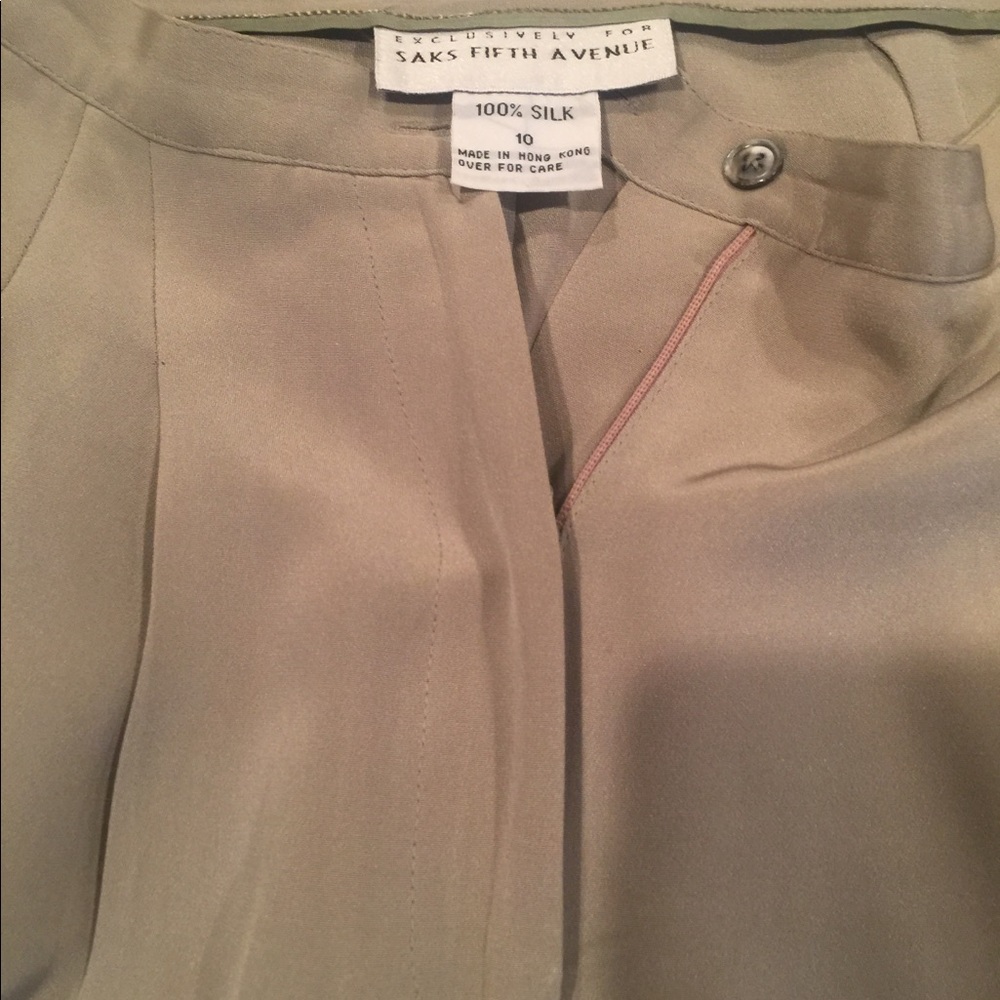 Saks Fifth Avenue 100% Silk Dress Pants
